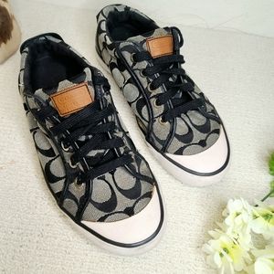 Coach Barret Sneakers Black white  size 6